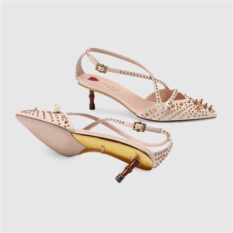 studded gucci heels